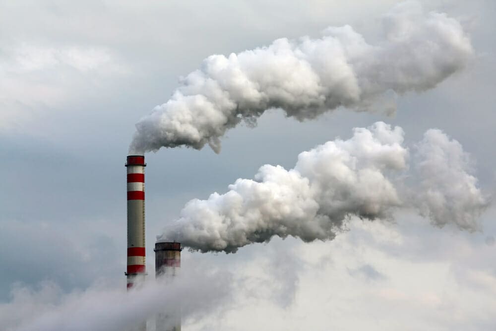 Contaminación del aire industrial