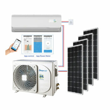 Hybrid AC/DC Solar Air Conditioner