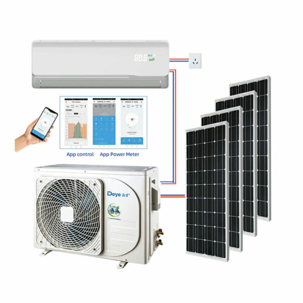 mini-split-airconditioner op zonne-energie