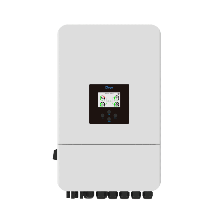 High-efficiency Deye inverter for solar power systems, model SUN-3.6/5/6/7/7.6/8/10K-SG05LP1-EU-SM2-P, designed for optimal energy conversion and reliable performance in residential and commercial sol.