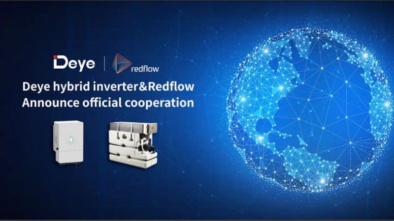 Deye inverter and Redflow Announce Official Cooperation