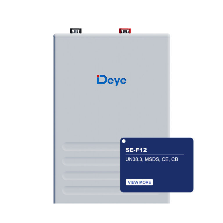 Deye SE-F12 Napredni sistem za shranjevanje energije v omrežju z 11,8 kWh LiFePO4 baterijo