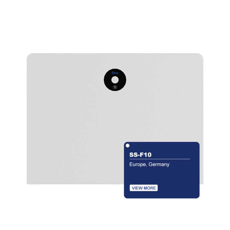 Rectangular white device with "Dove" label, blue "Deye SS-F10 (EU) 10.24kWh" label, and a "VIEW MORE" button.